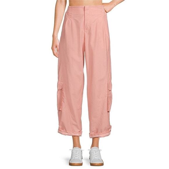 Free People Pants - NWT Free People Movement Women's size Large Sunkissed Pink Cargo Pants